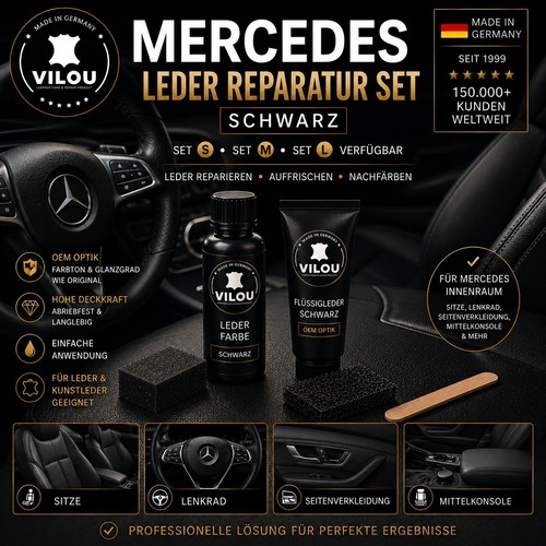 Mercedes leder reparatur - mercedes,